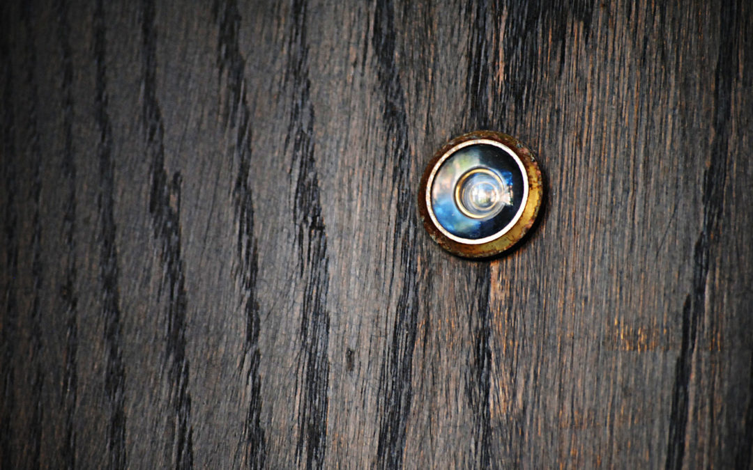 Installing a Peephole in a Wooden Door